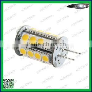 Bi-pin G4 Tower Type 30 LEDs SMD 5050 LED Bulbs Warm White 12V DC thumbnail-5