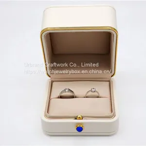 Jewelry Box High-end Jewelry Packaging Diamond Ring Box Inlaid Jewelry Packaging Box thumbnail-2