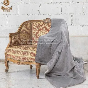 New Controller Electric Blanket, Heated Throw Flannel Over Blanket thumbnail-2