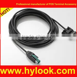 12V Powered Usb to HDMI Cable for Ingenico ISC250 IPP320 IPP350 thumbnail-1