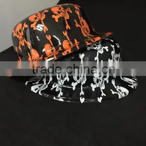 Red White Black Halloween Party Hats Plasctic Clown Hats for Adult Party Items thumbnail-1