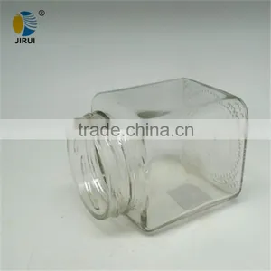 280ml Square Glass Food Jar With Tinplate Lid thumbnail-6