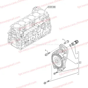 FPT IVECO CASE Cursor9 Euro 6 F2CFE612 A/B/D F2CFE614A*B041/F2CGE614F*V004 5802431166 Oil Pump 504127258 504131225 504201930 5801608329 thumbnail-4