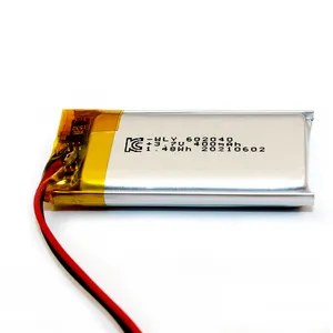 UL KC BIS Certificated 602040 3.7v 400mAh Lithium Ion Polymer Batteries for Electronic Product thumbnail-5