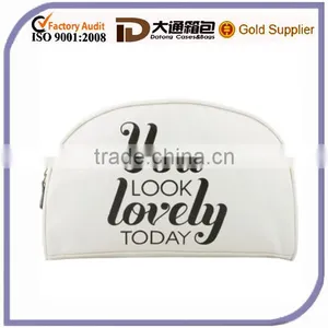 You Look Lovely Design Has Been Printed Big and Bold in Black Cosmetic Bag thumbnail-1