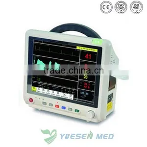 YSPM500V 12.1' Inch Colored, High Definition TFT Screen Vet Multi-parameter Patient Monitor thumbnail-1