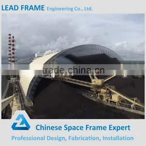 Hard Prefabricated Steel Structure Building for Coal Shed thumbnail-2