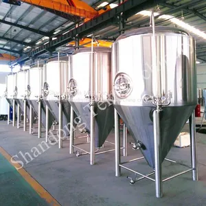Stainless Steel Cooling Jacketed Insulated Isobaric 2000L Beer Fermenter thumbnail-3