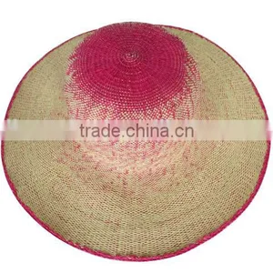 China Hot Sale Ladies Fashion Straw Wholesale Straw Floppy Hats thumbnail-4