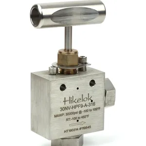 Ultrahigh Pressure 15000 Psi HiP Autoclave Butech Type 1/4'' 3/8'' OD Fnpt Needle Valve thumbnail-4