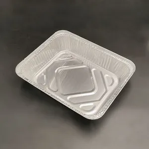 Longstar High Quality Rectangular Aluminum Foil Tray for Roasting Baking Grilling and Food Packaging thumbnail-4