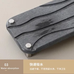 Fast Drying Stone Sink Mat Diatomite Caddy for Bathroom Sink thumbnail-5