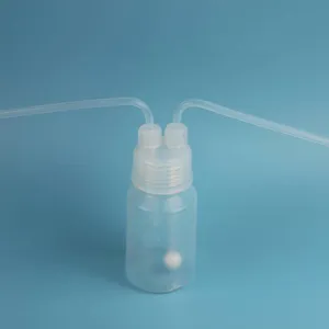 Polytetrafluoroethylene Pfa Gas Washing Bottle, Acid and Alkali Resistant, High Temperature Resistant, Customizable 500ml Gas Absorption Bottle thumbnail-4