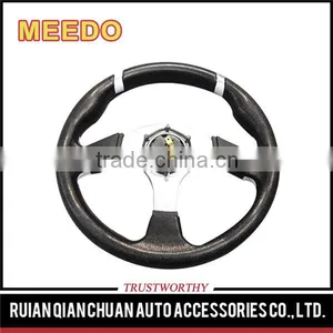 China Ruian Universal Auto Parts PU 320mm High Performance Alloy OEM Racing Steering Wheels thumbnail-6