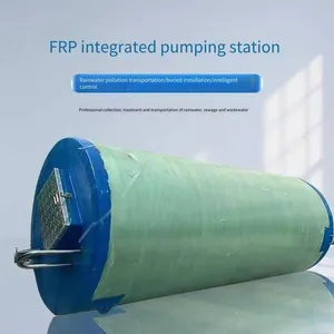 Manufacturer of Tongchuan River Interception Integrated Pumping Stations / High-strength Wound Fiberglass Reinforced Plastic Pumping Stations thumbnail-3