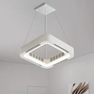 Ceiling Mounted Bladeless Fan Light/bedroom, Living Room, Dining Room LED Variable Frequency Fan Light（Wechat:13510231336） thumbnail-2