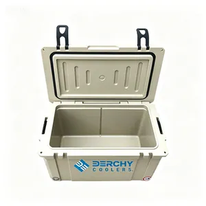 45qt Leak-Proof Insulated Cooler Heavy Duty Rotomolded Ice Chest for Outdoor thumbnail-4