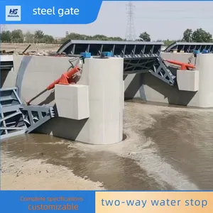 Custom Size 304 Stainless Steel Wall Mounted Sluice Gate Flood Prevention For Urban Stormwater System thumbnail-5