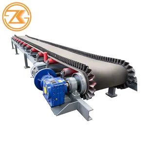 High Tensile Rubber Belt Conveyor Anti-tear Mining Belt Conveyor With Roller Frame Support thumbnail-4