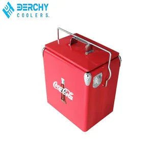 17L PP Cooler Box Vintage Cooler Bag Ice Box Wine Cooler Rolling Chiller Customizable Insulated Promotional Gift Wine Fridge thumbnail-2