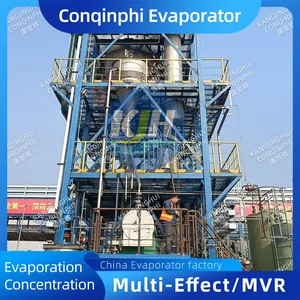 304 Stainless Steel Skid-Mounted Evaporator With PLC Control for Industrial Wastewater Treatment thumbnail-1