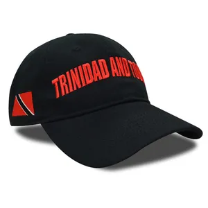 Blank Hats Wholesale Patriotic Commemorative Text Graphic Embroidered Hat Structured Cotton Sun Cap thumbnail-4