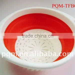 3-tiers Plastic Foldable Colander Bowl 004A thumbnail-1