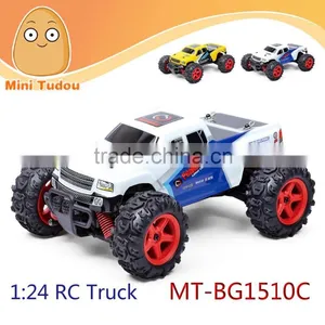 Minitudou High Speed Racing Car Ratio 2.4GHz All-wheel-drive 2.4G 4D RC Monster MT-BG1510C 1 24 Scale Model Trucks thumbnail-2