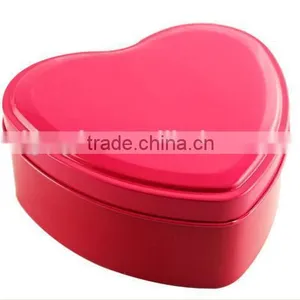 Heart Shaped Metal Tin Can for Wedding Candy Packing thumbnail-3