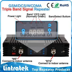 GSM/DCS/WCDMA 900/1800/2100mhz Home Use 2G/3G Gsm Selective Pico Amplifier thumbnail-3