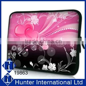 Unique Heart Floral For Laptop Neoprene Case thumbnail-1
