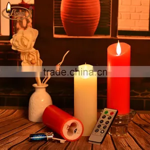 ABFGHI Lycas Patented Ivory Pillar Flameless 3D Moving Flame Led Candle Niganha thumbnail-6