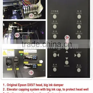 Factory Original ! Funsunjet 10ft Inkjet 1440dpi Eco Solvent Plotter With DX5 Head thumbnail-4