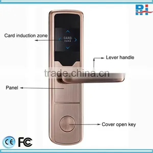 2015 New Golden Electronic Smart Security Hotel China Ypn Door Lock thumbnail-2