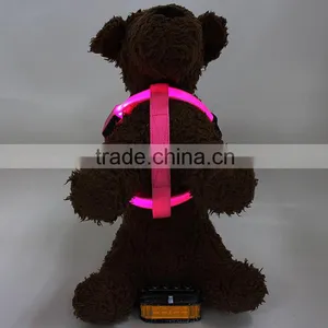 LED Light Chest Strap Pet Dog Harness Glow Leash Chest Flashing Pet Harness thumbnail-4