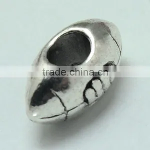 Lead Free Nickle Free Zinc Alloy Pdora Eyes Shape Jewelry Hole Beads for Bracelets and Necklaces thumbnail-4