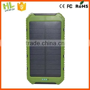 Fashionable Dual Usb Portable Powerbank Solar 10000mah thumbnail-2