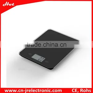 Black Tempered Glass Household Scales Hot Selling Kitchen Appliance 2015 5kg Cheap Super Slim Kitchen Food Weighing Scale thumbnail-1
