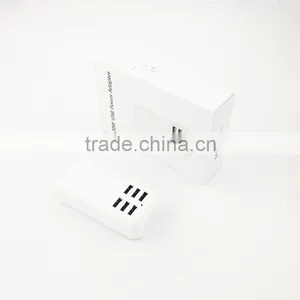 High Quality 5V 4A 6 USB Port USB Wall Power Adaptor Charger thumbnail-6
