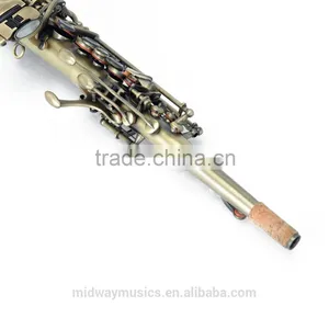 MSS-302 Antique Bronze Soprano Saxophone From China Supplier thumbnail-5