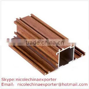 Best Price for Wooden Grain Aluminum Profiles thumbnail-1