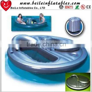 PVC Inflatable Swimming Pool Floating Island Toys thumbnail-1