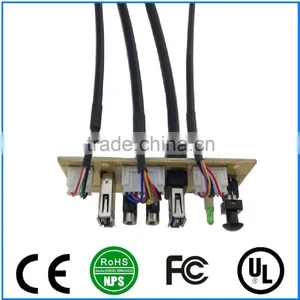 Computer Case 20-Pin to USB 2.0 + USB 3.0 Dual Female + Audio Front Panel Extension Cable thumbnail-2