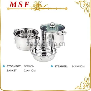 MSF-6427 Carbon Steel Pasta Pot With Strainer Pasta Steamer Set Heat Resistant Painting on Body Non Stick Coating in Pasta thumbnail-6