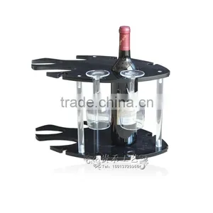 GH-RZ242 Black Acrylic Wine Display Rack,modern Acrylic Wine Display Rack thumbnail-6
