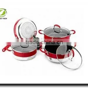 High Quality Aluminum 7 Pcs Cookware Sets thumbnail-1