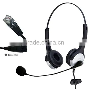 CALL CENTER HIGH QUALITY Office Telephone Headset With RJ9 Modular Connection thumbnail-1