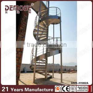 Used Metal Stairs Galvanized Outdoor Spiral Staircase Stairs thumbnail-2