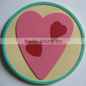 Lovely PVC Coaster|pvc Cup Coaster thumbnail-1