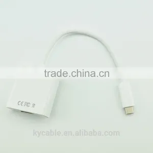 Hot Sell White Usb-c to Usb 3.0 Cable With Usb Male to Hdmi Female Adapter thumbnail-5
